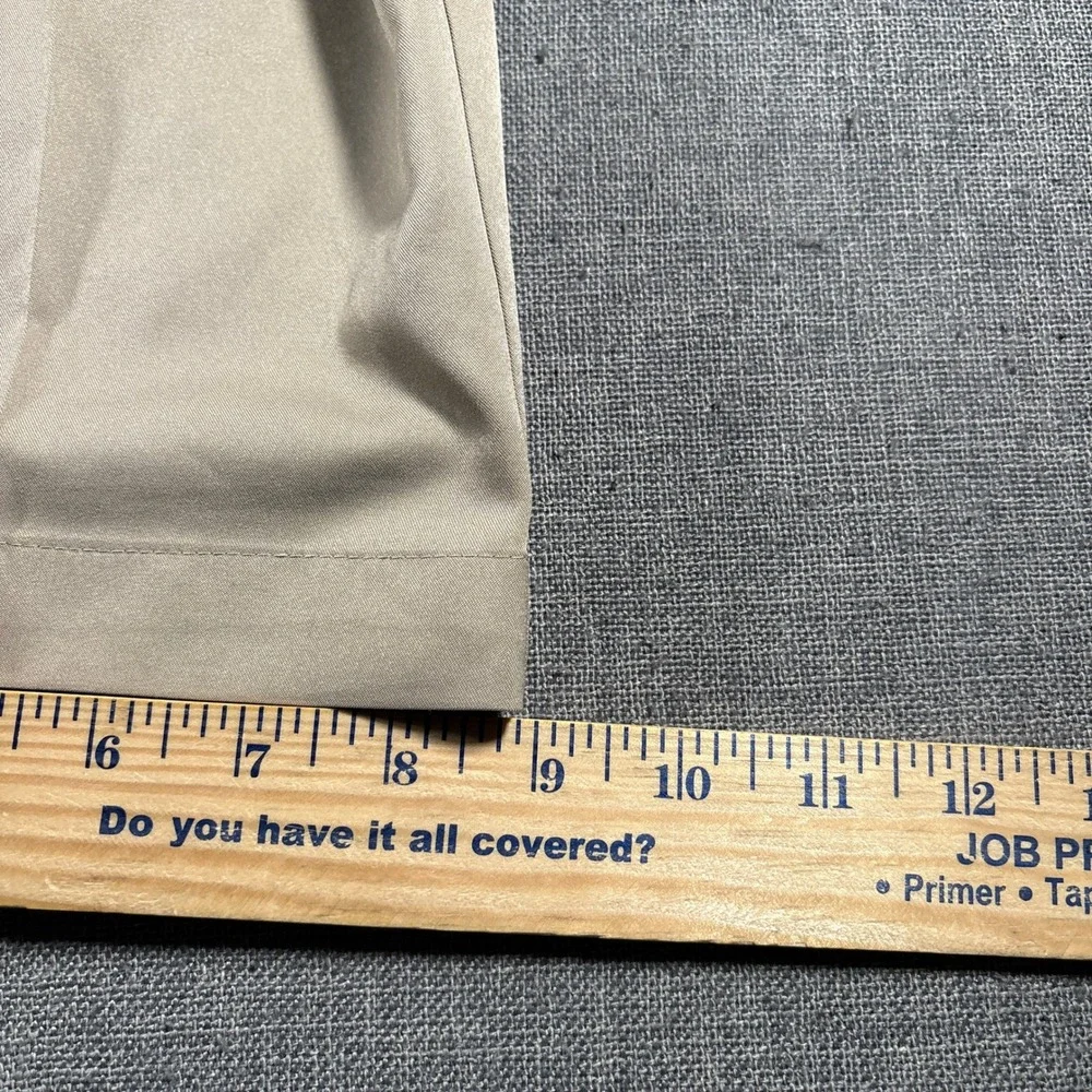 Adidas Golf‎ Pants Mens 32x32 Tan Khaki Climalite Flat Front Performance Chinos
